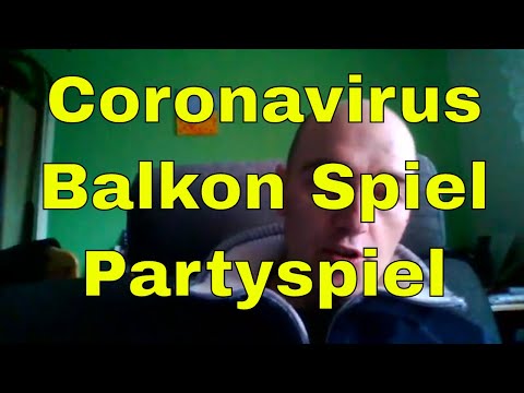 lustiges Spiel für eine Geburtstagsfeier oder auf dem Balkon als Coronachallange - Event