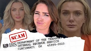 Serial Con Artist tries to prove me wrong.. WITH FAKE IRS DOCUMENTS | Elizabeth Teckenbrock ￼