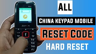 all china mobile hard reset  |all china keypad mobile reset code