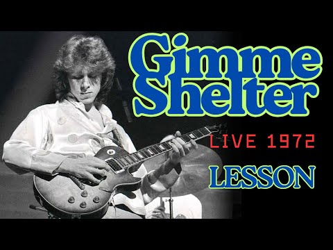 Learn Mick Taylor's BEST - Gimme Shelter LIVE 1972 - Full Tutorial