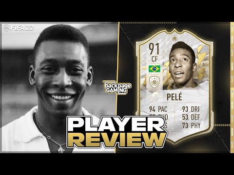 THE BEST BRAZILIAN ICON! 🎯 91 Base Icon Pele Player Review | FIFA 22 Ultimate Team