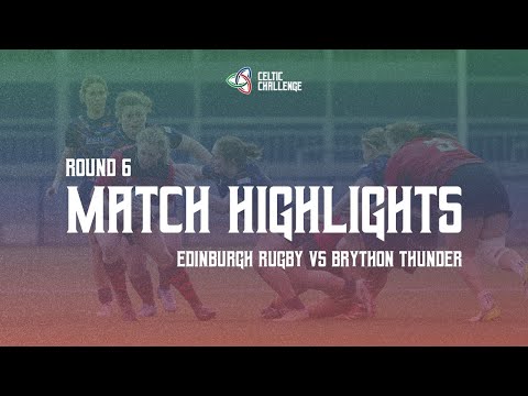 Highlights | Edinburgh Rugby v Brython Thunder | Round 6 | Celtic Challenge 25/26
