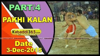 (1) Pakhi Kalan (Faridkot) Kabaddi Tournament 3 Dec 2015