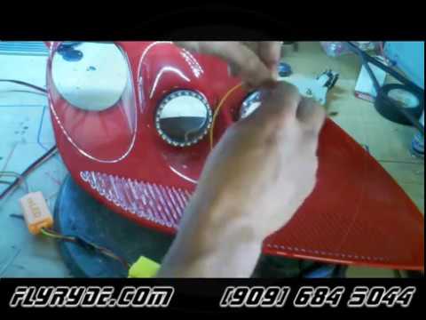 How To - Install Angel Eyes in a C6 Corvette Housing