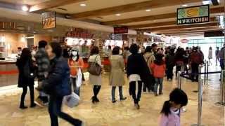 preview picture of video 'Gotemba Premium Outlets food court'