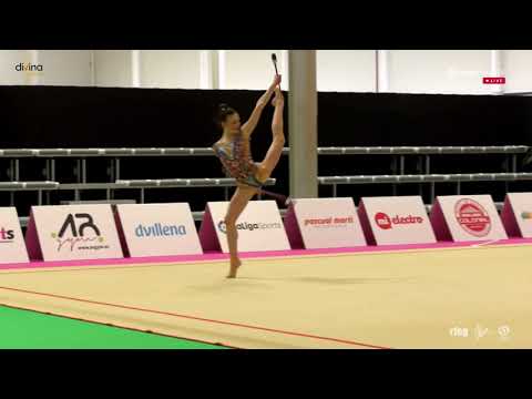 Lucia Gonzalez, mazas. Campeonato de España 2020