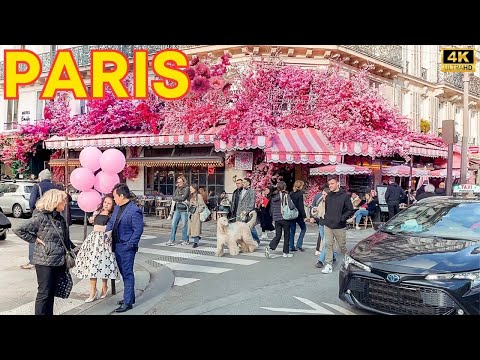 Paris, France 🇫🇷 - Paris May 2024 | Paris City Center | Paris Walk 4K  (▶1h11)