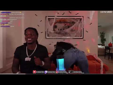 Omb Peezy x Zoe Spencer going crazy to Glizzy Glow "Cutwater" #shorts