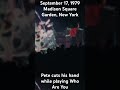 Pete Townshend cuts his hand while playing Who Are You at Madison Square Garden (1979) #8mm #thewho