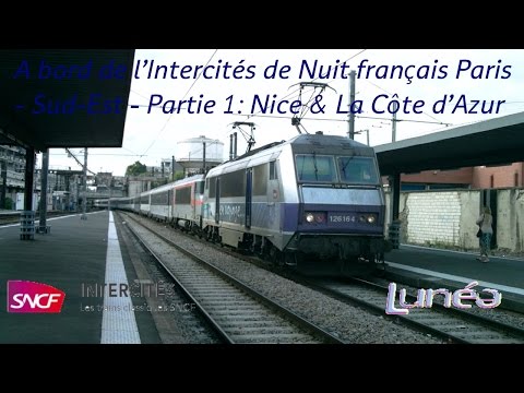 Voyage à bord du train de nuit Paris - Nice
