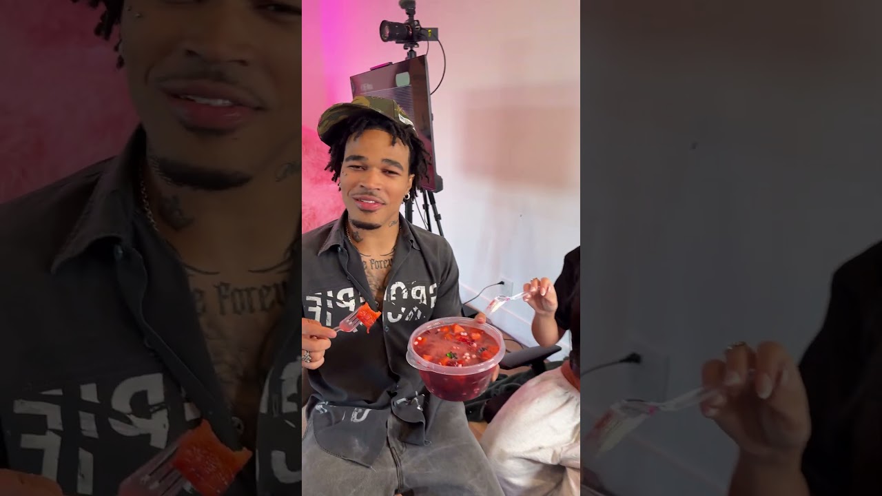 FEEDING HUDA MUSTAFA KOOL AID PINEAPPLES