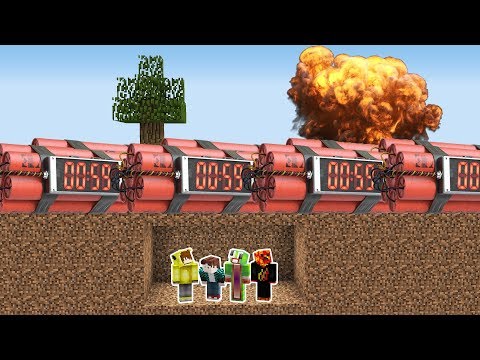 Minecraft NÜKLEER BOMBA'YA KARŞI %100 GÜVENLİ SIĞINAK!