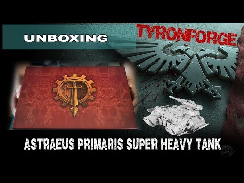 Unboxing Space Marine Astraeus Tank - deutsch