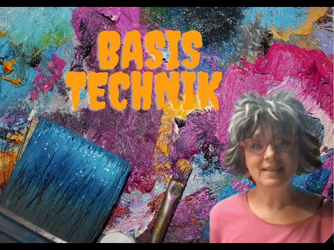 simple painting technique on ceramics or paper