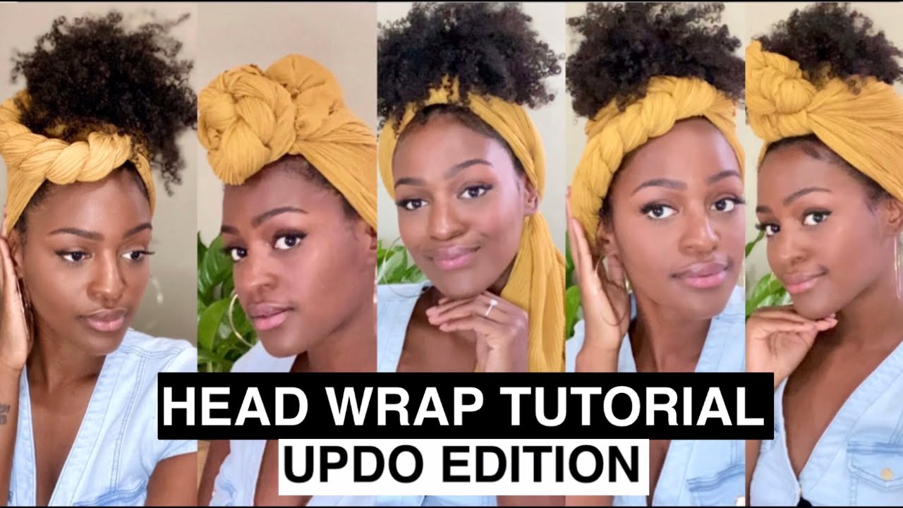 Easy Head Wrap Tutorial For Natural Curly Hair