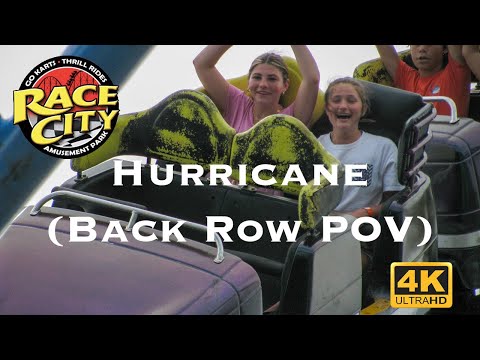 Back row point of view footage of Hurricane