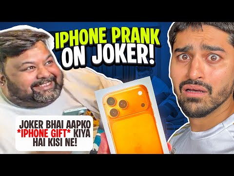 Pranking Joker With *Fake Iphone* 😂😂😮🔥  | Vibe With Goldy