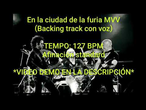 Soda Stereo - En la ciudad de la furia (Backing Track para guitarra con Voz) Me Verás Volver 2007