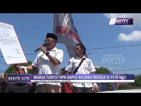 Warga Tuntut BPN Hapus Wilayah Mereka di Peta HGU