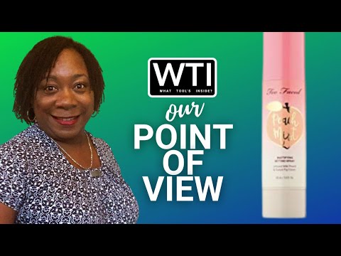 TOO FACED Peach Mist Setting Spray - WTI product video review