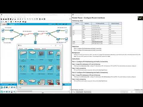 1.4.7 Packet Tracer - Configure Router Interfaces