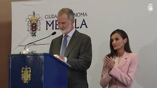 Intervención del Rey ante la sociedad melillense