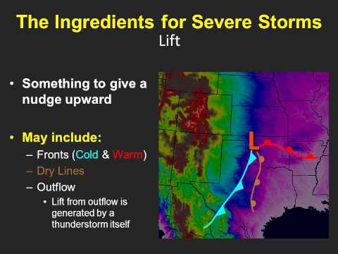 Topics in Advanced Spotter Training - Severe Storm Ingredients