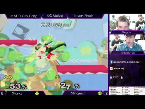 Sharkz (Sheik) vs Stingers (Peach) - MADD Cary | Loser's Finals