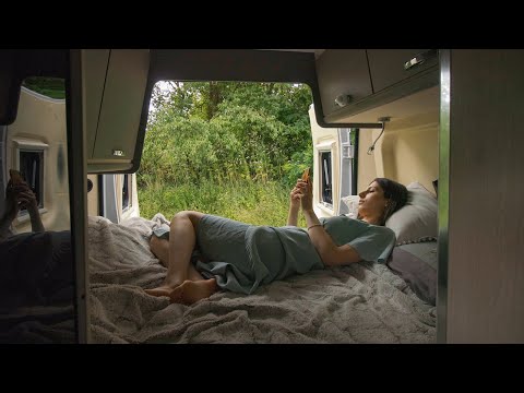 [39] Van Camping in Transylvania | VISCRI Fortified Church | Soothing | ASMR