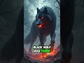 The Black Wolf Guardian Spirit or Omen of Death?
