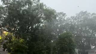 Severe Thunderstorm Hits Binghamton, New York 7/15/24