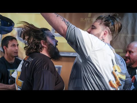 HEAVIEST Slap Fight Ever! - ‘502 Slugger' vs ‘Mufasa' at SlapFIGHT