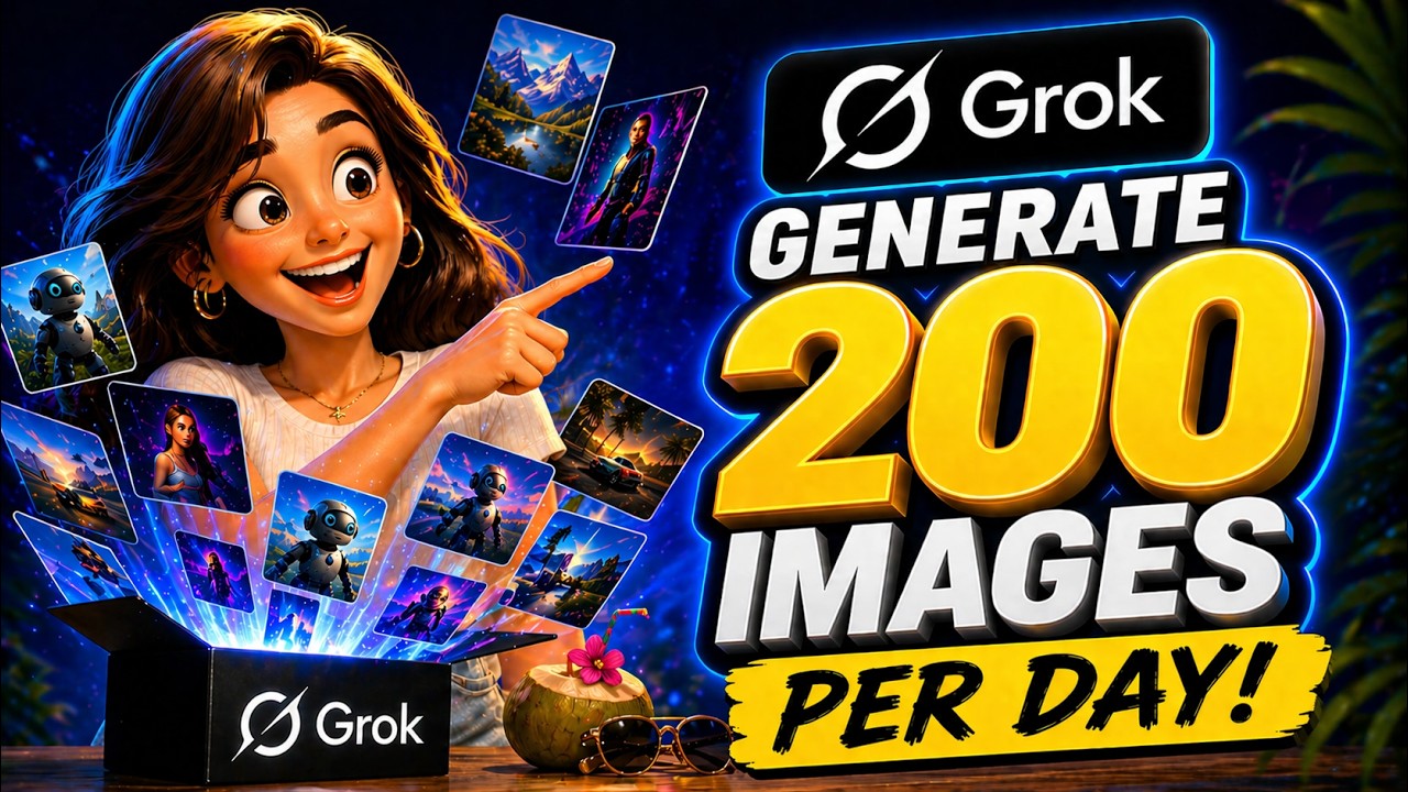 Generate 200 AI Images Per Day FREE with Grok (Full Setup)