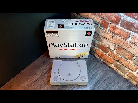 UNBOXING — Sony PlayStation 1 Console: DualShock Edition / PS1: SCPH-7001 (Revision C, 1998)