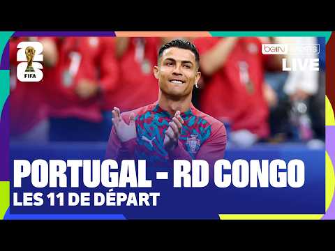 PORTUGAL - RD CONGO : Les compositions du CHOC avec Cristiano RONALDO !