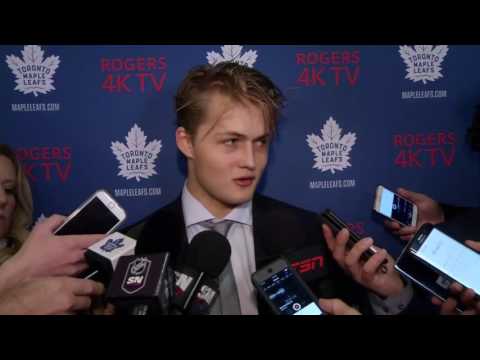 Maple Leafs Post-Game: William Nylander - October 12, 2016