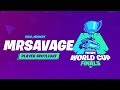 Fortnite World Cup Finals - Player Profile - MrSavage