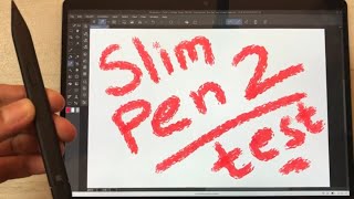 Microsoft Surface Slim Pen 2 - Latency and Handwriting Test on Surface Pro 9