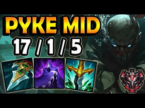 OTP PYKE vs RYZE [ MID ] Lol Grandmaster Korea 11.6