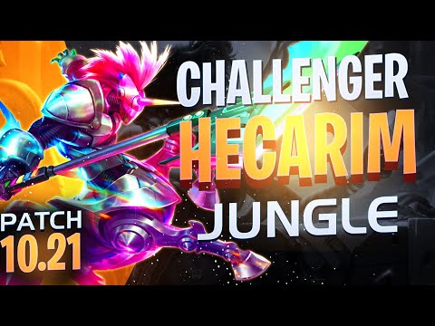 Hecarim Jungle *CHALLENGER KR* Patch 10.21 HOW TO PLAY Hecarim Jungle Patch 10.21 LOL