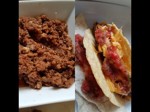 Soft tender ground beef taco or burrito meat- Instant...