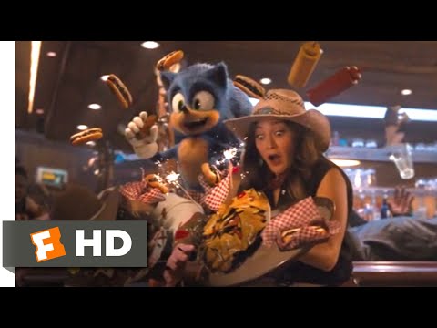 Sonic the Hedgehog (2020) - Bar Brawl Speedrun Scene (4/10) | Movieclips
