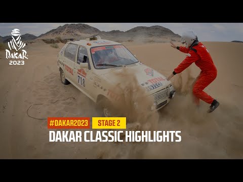 ダカール・ラリー2023 クラシッククラスのステージ2ハイライト動画