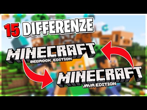 15 DIFFERENCES between Minecraft Bedrock and Java Edition