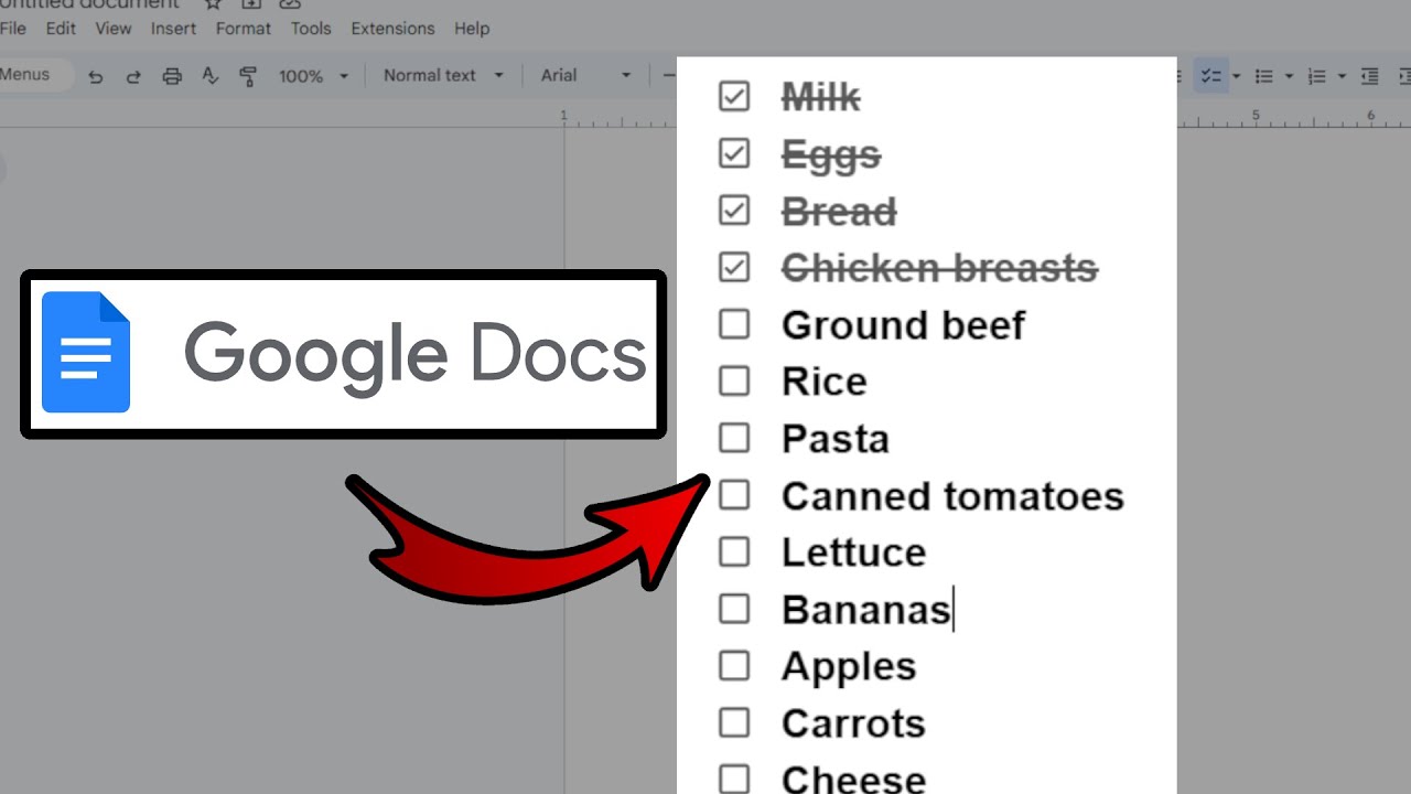 How To Create Checklist In Google Docs