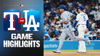 Rangers vs. Dodgers Game Highlights (4/10/26) | MLB Highlights