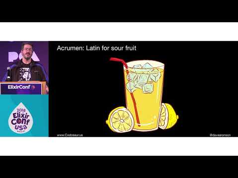 Lighting Talk ElixirConf 2018 - ACRUMEN The Six Key Aspects of Software Quality - Dave Aronson