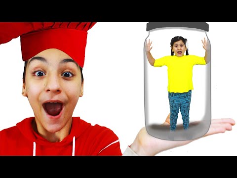 Pretends to play with her Magic balloon - Family Oyuncak TV - تعليم الالوان بالانجليزي