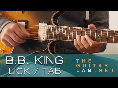 B.B. King Blues Guitar Lick / Tab - Theguitarlab.net