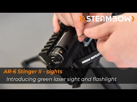 Viseur Laser vert Steambow 532nm 5 mW pour arc Fenris